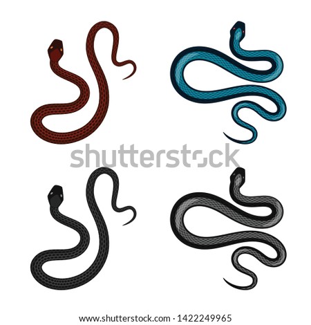 Isolated object of mammal and danger symbol. Collection of mammal and medicine vector icon for stock.