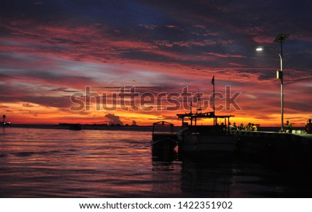 Karimun Java Harbour, Sunset View
