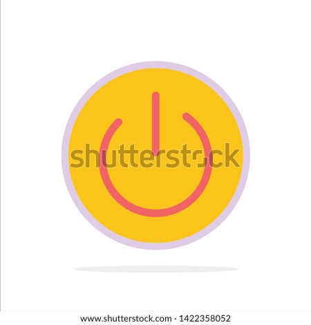 Eco, Ecology, Energy, Environment, Power Abstract Circle Background Flat color Icon