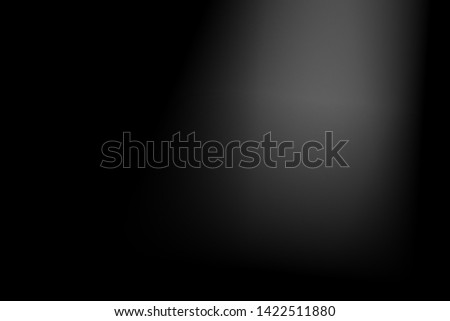 Texture of light black gradient background