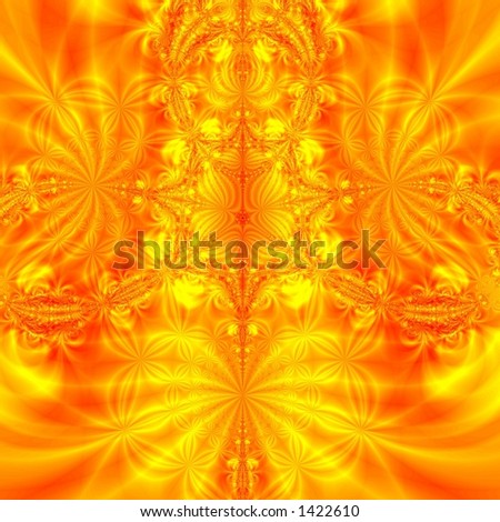 Yellow-Red background illustration