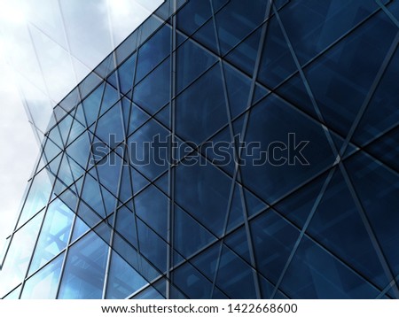 Collage photo of structural glazing. Generic modern architecture fragment with glass ceiling, roof or wall made of transparent facade panels. Abstract urban background with complex grid pattern.