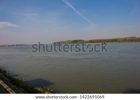 Autumn Danube River Silistra Bulgaria
