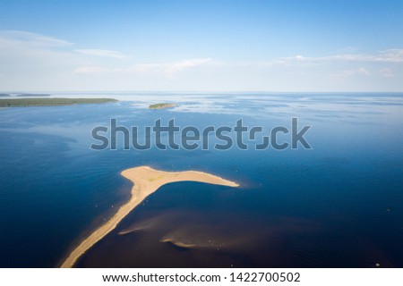 Islands of the Baltic Sea. View from a height