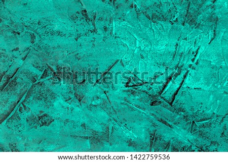 Turquoise and black texture abstract background
