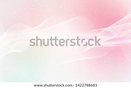 Light Pink, Yellow vector colorful abstract background. A completely new colored illustration in blur style. Smart design for your work.