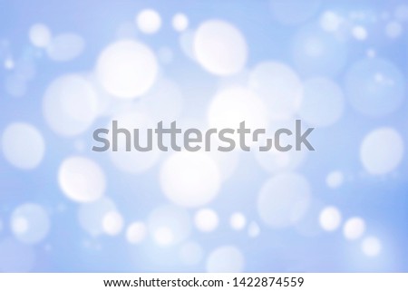 Bright Blue Bokeh background, Abstract blue background.