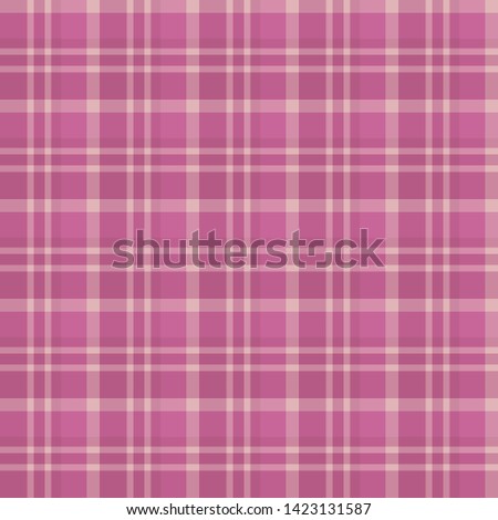 Seamless pattern in gentle berry pink colors for plaid, fabric, textile, clothes, tablecloth and other things. Vector image. 

