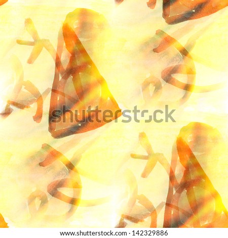 sunlight yellow art picture watercolor seamless background