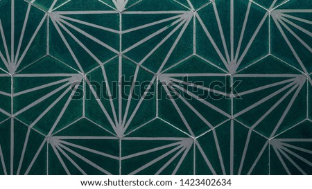 green mosaic lines stripes forms abstract background decor design concept pattern