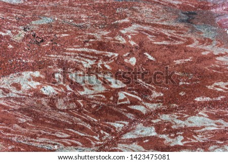Abstract red marble texture with natural pattern.