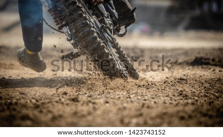 Muddy Wheel Motocross Bike , Sand splash