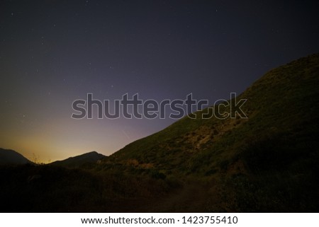 Night skies in death valley 