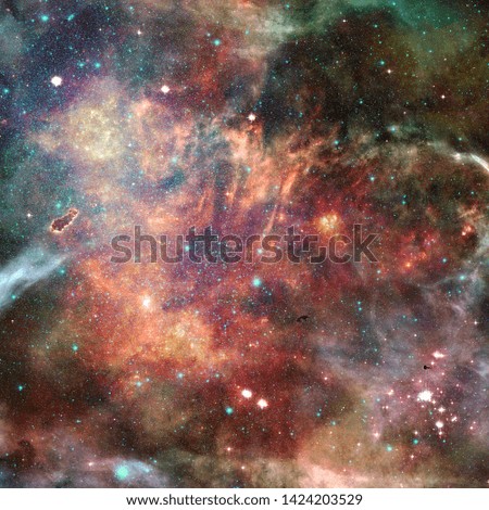 Nebula, starfield, cluster of stars in outer space. Beauty of endless universe. Elements of this image furnished by NASA