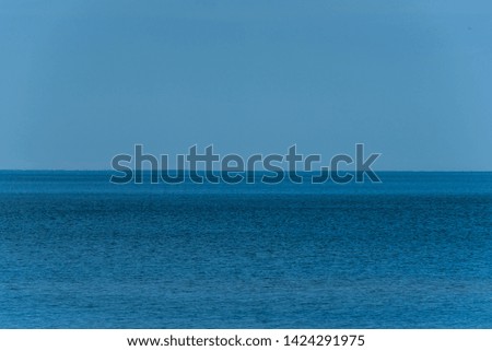 Panorama of the Baltic Sea on the Coast of Latvia