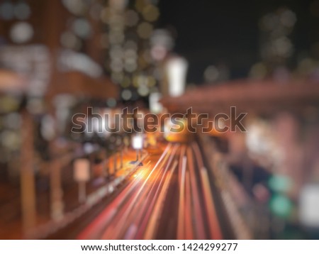 motions of lights, long exposure, abstract motion Blur City