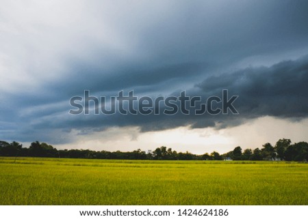 Awesome black rain cloud background image