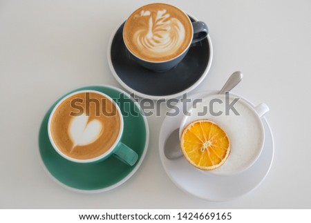 Popular beverage for breakfast and in between meals / Favorite Hot Drinks / Variety of choices to choose from earl grey milk tea to flavor infused latte to latte art are common nowadays