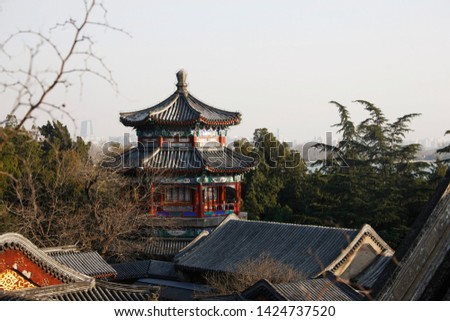 China Beijing Summer Palace, UNESCO world Heritage Site