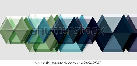 Hexagon abstract background, geometrical modern template, vector business presentation wallpaper design