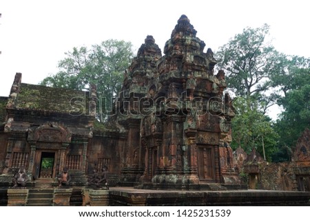 banteay srei in angkor complex in cambodia