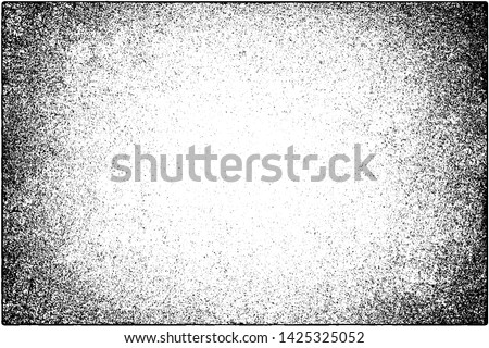 Grunge is black and white. Vector abstract texture of old surface Royalty-Free Stock Photo #1425325052
