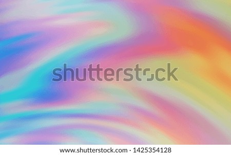 Light Blue, Yellow vector glossy abstract background. Colorful abstract illustration with gradient. New style design for your brand book.