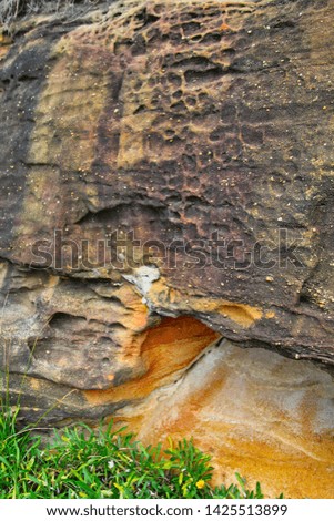 abstract geological formation in Australia
