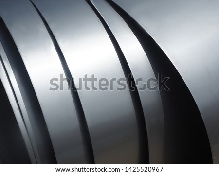 aluminium composite foil sheet panel for roofing solution. Royalty-Free Stock Photo #1425520967