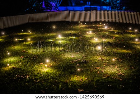 Fairy fairies in the meadow at sydney vivid festival 2019 neon glowing fae