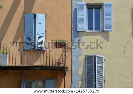 Rustic Riviera. Beautiful rustic looking buildings In a cute historic village nestled away in The French Riviera.