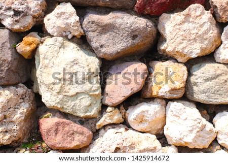 stone bricks background view of stone wall Royalty-Free Stock Photo #1425914672