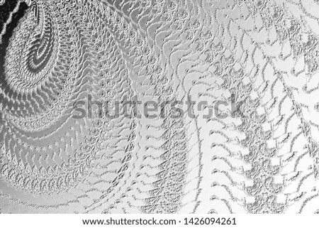 Black and white horizontal abstract relief convex pattern for textile and design