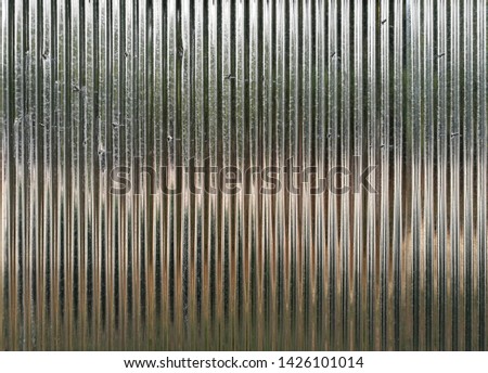 orrugated metal texture surface or galvanize steel background