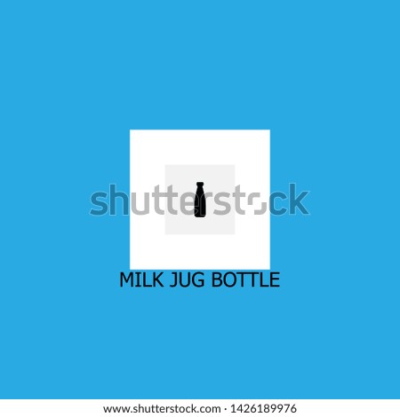 milk jug bottle icon sign signifier vector