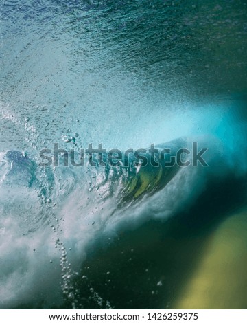 Underwater wave vortex, Sydney Australia