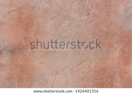 Old textured concrete wall with natural defects. Scratches, cracks, crevices. Can be used as background for design or poster.