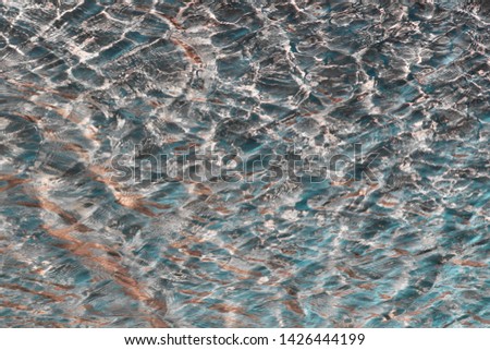 cute old shiny lake water texture - abstract photo background