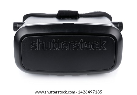 VR Box / Virtual Reality glasses isolated on white background