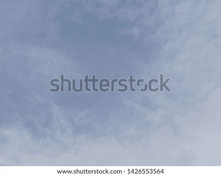 view of blue sky and white clouds 
