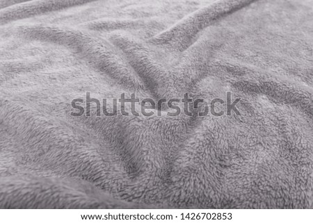 The texture background of the blanket.