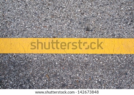 yellow line on the road texture