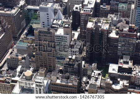 View from Rockefeller Manhattan New York City