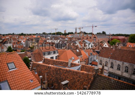 Photo Picture of Classic Architecture European Building Village Brugge in Belgium