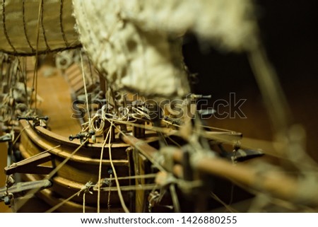 modeling: English brig - wooden sailing ship