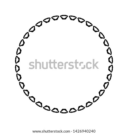 
Rounded frame simple black white stamp put text decor vintage theme simple single. Part Art web sign lace icon style copy space blank empty card label badge Kite rays oval wave curl shape swirl line 