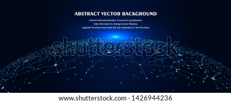  Global network connectivity and data exchange concepts, big data and globalization concepts Royalty-Free Stock Photo #1426944236