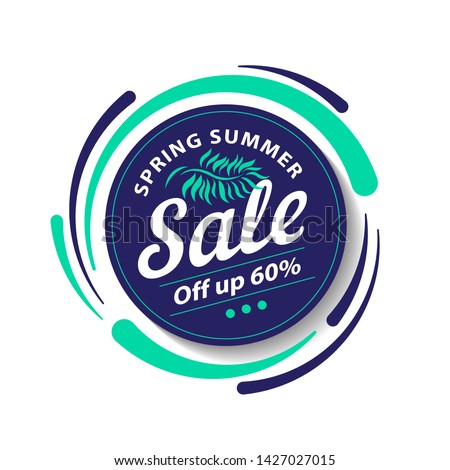 Spring Summer Sale, off up to 60, banner, background, web