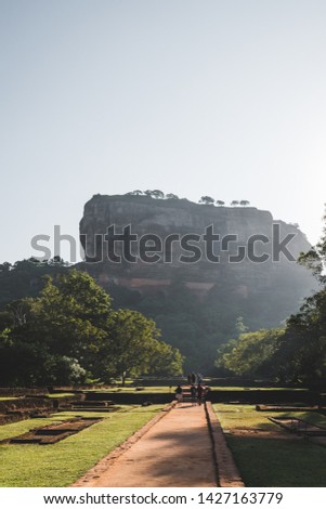 Sigiriya - Lion Rock - Ancient Architecture Royalty-Free Stock Photo #1427163779