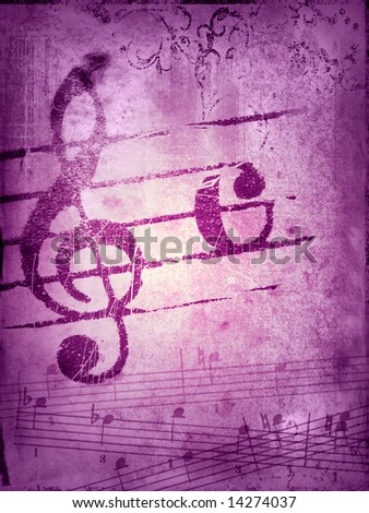 Abstract grunge melody textures and backgrounds - perfect background with space for text or image